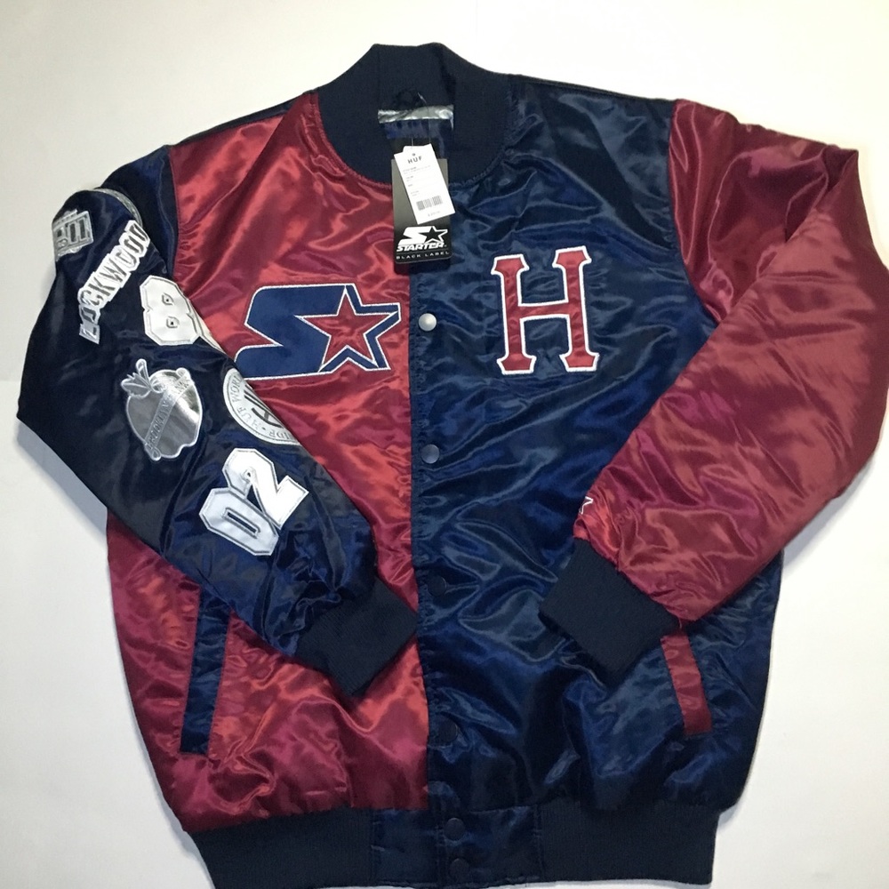 Huf X Starter Satin Bomber Jacket
